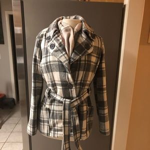 🎉🎉SALE ENDS 3/9🎉🎉JOU JOU plaid coat